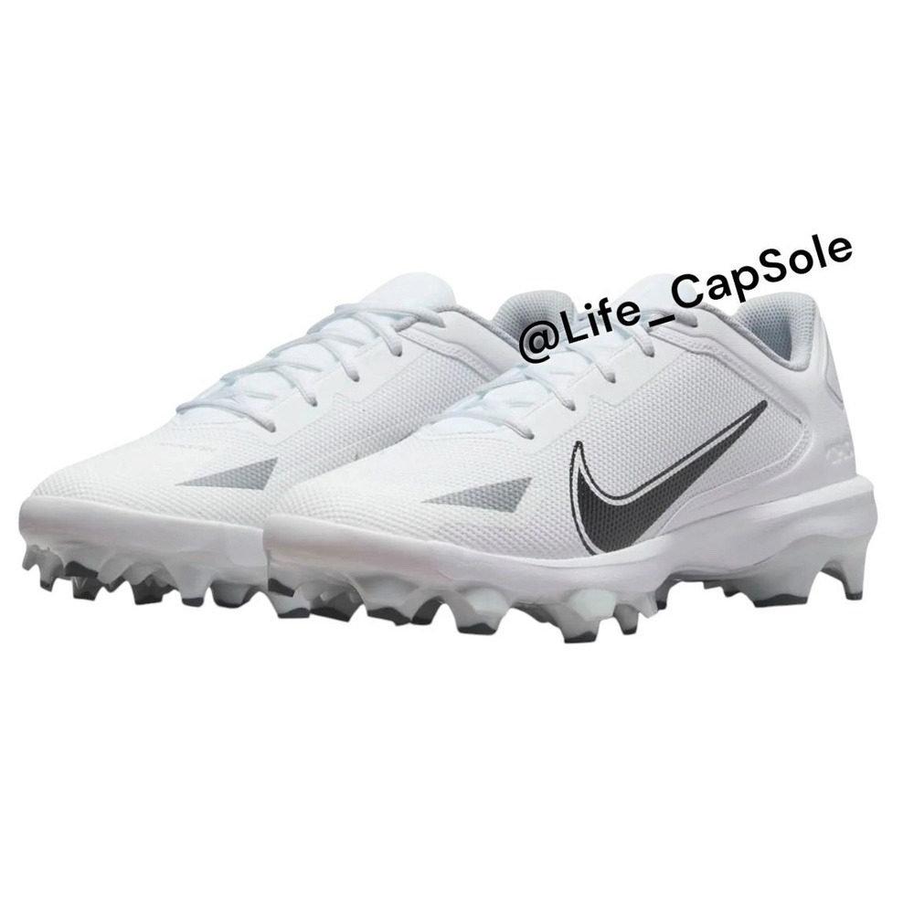 Size 10.5 Nike Force Trout 8 Pro MCS Baseball Cleats White CZ5914-100 Men's New - Picture 4 of 7